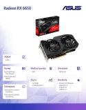 Karta graficzna Radeon RX 6650XT DUAL OC 8GB GDDR6 128bit 3DP/HDMI