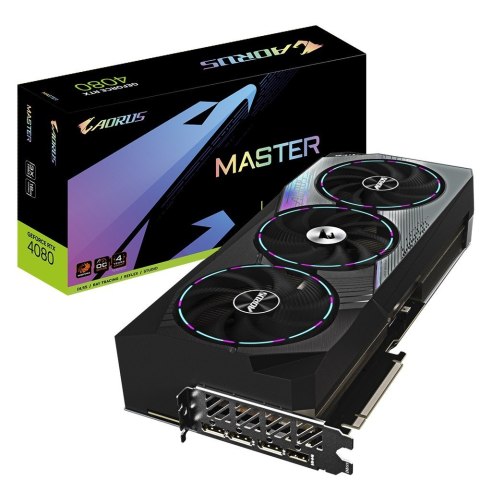 Karta graficzna GeForce RTX 4080 Aorus Master 16GB GDDR6X 256bit HDMI