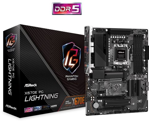 Płyta główna X670E PG LIGHTNING AM5 4DDR5 HDMI/DP EATX