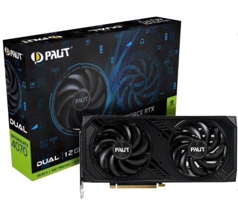 Karta graficzna GeForce RTX 4070 DUAL 12GB GDDR6X 192bit 3DP