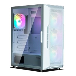 Obudowa I3 Neo ATX Mid Tower RGB 4xwentylator, biała