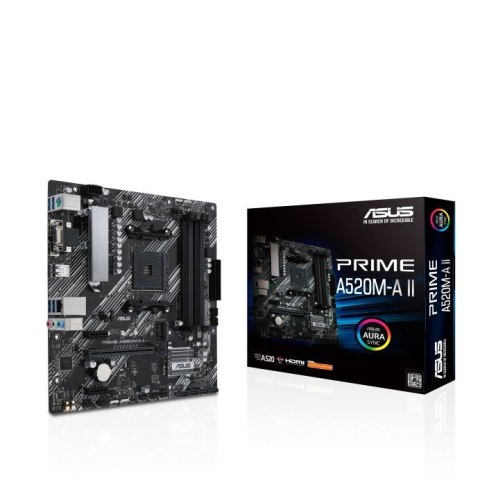 Płyta główna PRIME A520M-A II AM4 DDR4 DP/HDMI/USB mATX