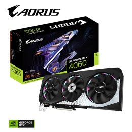 Karta graficzna GeForce RTX 4060 AORUS ELITE 8GB GDDR6 128bit 2DP