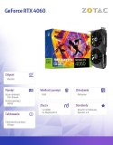 Karta graficzna GeForce RTX 4060 OC Spider-Man edition 8GB GDDR6 128bit