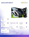 Karta graficzna GeForce RTX 4060 Ti Twin Edge OC 8GB GDDR6 128bit