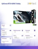 Karta graficzna GeForce RTX 4090 TRINITY 24GB GDDR6X 384bit HDMI/3DP