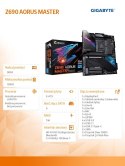 Płyta główna Z690 AORUS MASTER s1700 4DDR5 DP M.2 E-ATX