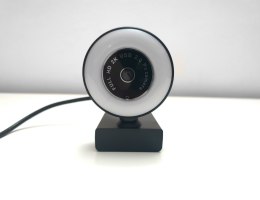 DUXO KAMERA INTERNETOWA 1080P USB Z MIKROFONEM, OŚWIETLENIE SELFIE-RING WEBCAM-Q20