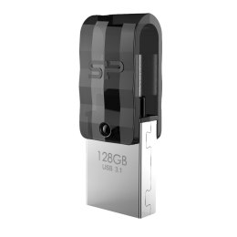 Pendrive Silicon Power Mobile C31 128GB USB 3.2 Typ-A, Typ-C Czarny