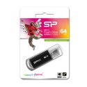 Pendrive Silicon Power Ultima II M01 64GB USB 2.0 kolor czarny ALU (SP064GBUF2M01V1K)