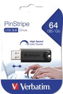 Pendrive Verbatim 49318 (64GB; USB 3.0; kolor czarny)