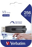 Pendrive Verbatim V3 49168 (256GB; USB 3.0; kolor czarny)