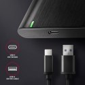 EE25-A6C Bezśrubowa aluminiowa obudowa zewnętrzna USB-C 3.2 Gen 1 - SATA 6G dla 2.5" SSD/HDD