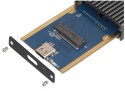 Obudowa USB 3.1 Type-C M.2 NVME 702 AL Armour