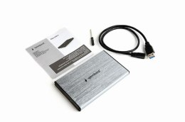 Obudowa dla dysków 2.5 USB3.0/aluminium/szara