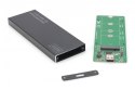 Obudowa zewnętrzna USB Typ C na dysk SSD M2 (NGFF) SATA III, 80/60/42/30mm, aluminiowa