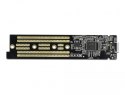 Obudowa zewnętrzna dla M.2 NVME PCIe SSD z USB Type-C żeńskim Przezroczysta