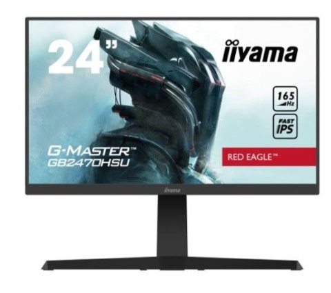 Zestaw monitor 23.8 cala GB2470HSU-B1 0,8ms,HDMI,DP,IPS,PIVOT,FreeSync,USB + głośnik bezprzewodowy Muvo Play Creative czarny