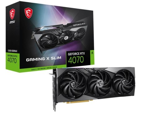 Karta graficzna GeForce RTX 4070 Gaming X Slim 12G GDDRX6 192bit 3DP