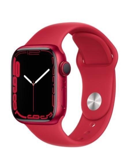 Watch Series 7 GPS, 41mm koperta z aluminium z edycji (PRODUCT)RED z paskiem sportowym z edycji (PRODUCT)RED - Regular