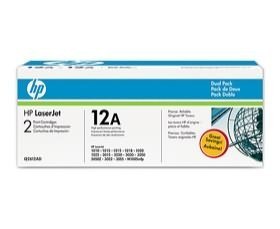 Toner 12A LJ 1010 Dwupak Czarny Q2612AD