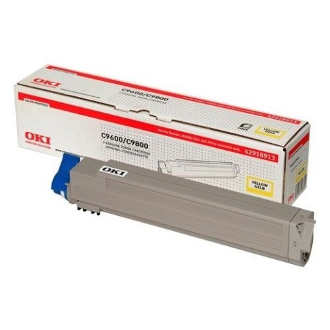 Toner C9600/9800 Yellow