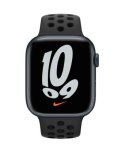 Watch Nike Series 7 GPS + Cellular, 41mm Koperta z aluminium w kolorze księżycowej poświaty z paskiem sportowym Nike czysta plat