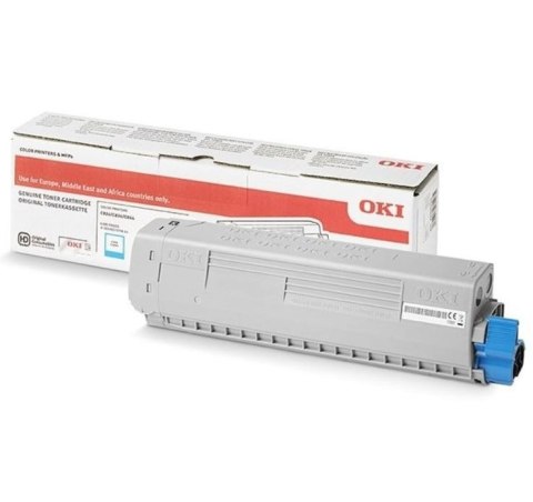 Toner C824/834/844 5k 47095703 cyan