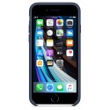 Skórzane etui do iPhone SE nocny błękit