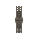 Pasek sportowy Nike w kolorze Olive Grey/czarnym do koperty 41 mm