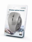 GEMBIRD MYSZ MUSW-6B-02-BG OPTYCZNA 1600 DPI USB BEZPRZEWODOWA, NANO ODBIORNIK, CZARNO-SZARA