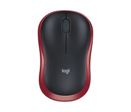 Mysz Logitech M185 910-002240 (optyczna; 1000 DPI; kolor czerwony)