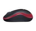 Mysz Logitech M185 910-002240 (optyczna; 1000 DPI; kolor czerwony)