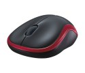 Mysz Logitech M185 910-002240 (optyczna; 1000 DPI; kolor czerwony)