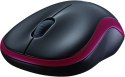 Mysz Logitech M185 910-002240 (optyczna; 1000 DPI; kolor czerwony)