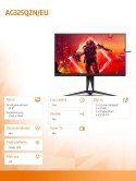 Monitor 31.5 cali AG325QZN VA 240Hz HDMIx2 DPx2 Pivot