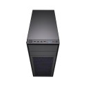 Obudowa Midi Tower Fornax M100B ATX niebiesie wentylatory Czarna