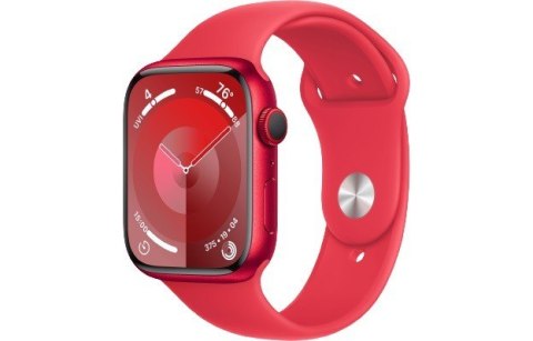 Watch Series 9 GPS + Cellular, 45mm Koperta z aluminium z edycji (PRODUCT)RED z paskiem sportowym z edycji (PRODUCT)RED - M/L