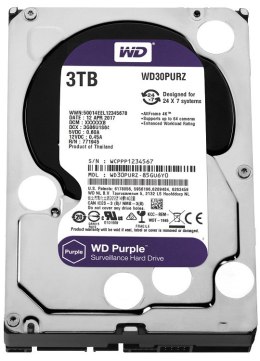 HDD Purple 3TB 3,5'' 64MB SATAIII/5400rpm