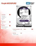 HDD Purple 3TB 3,5'' 64MB SATAIII/5400rpm