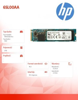 Dysk SSD 2TB TLC PCIe3x4 NVMe M2 6SL00AA