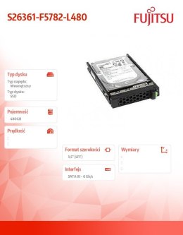 Dysk SSD SATA 6G 480GB RI S26361-F5782-L480