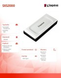 Dysk SSD XS2000 1000GB USB3.2 Gen2.2 Zewnętrzni