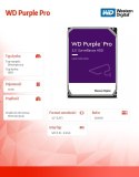 Dysk wewnętrzny WD Purple Pro 10TB 3,5 256MB SATAIII/7200rpm