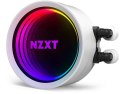 Chłodzenie wodne Kraken X53 white 240mm RGB podświetlane wentylatory i pompa