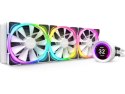 Chłodzenie wodne Kraken Z73 RGB white 360mm podświetlane wentylatory i pompa