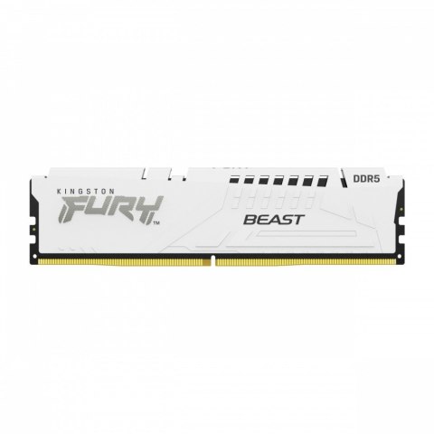 Pamięć DDR5 Fury Beast 16GB(1*16GB)/6000 CL36 biała