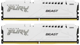 Pamieć DDR5 Fury Beast 32GB(2*16GB)/6000 CL36 biała