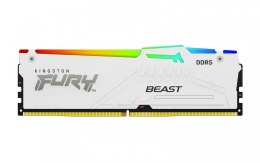 Pamięć DDR5 Fury Beast RGB 16GB(1*16GB)/6000 CL36 biała