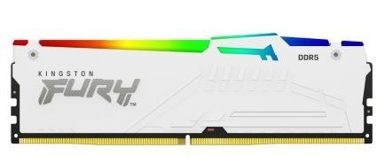 Pamięć DDR5 Fury Beast RGB 64GB(4*16GB)/5600 CL40 biała